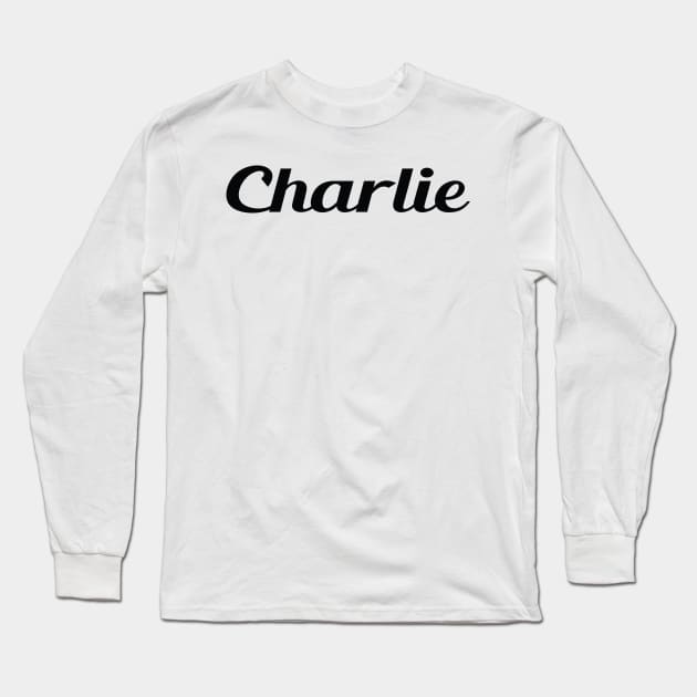 Charlie My Name Is Charlie Long Sleeve T-Shirt by ProjectX23Red